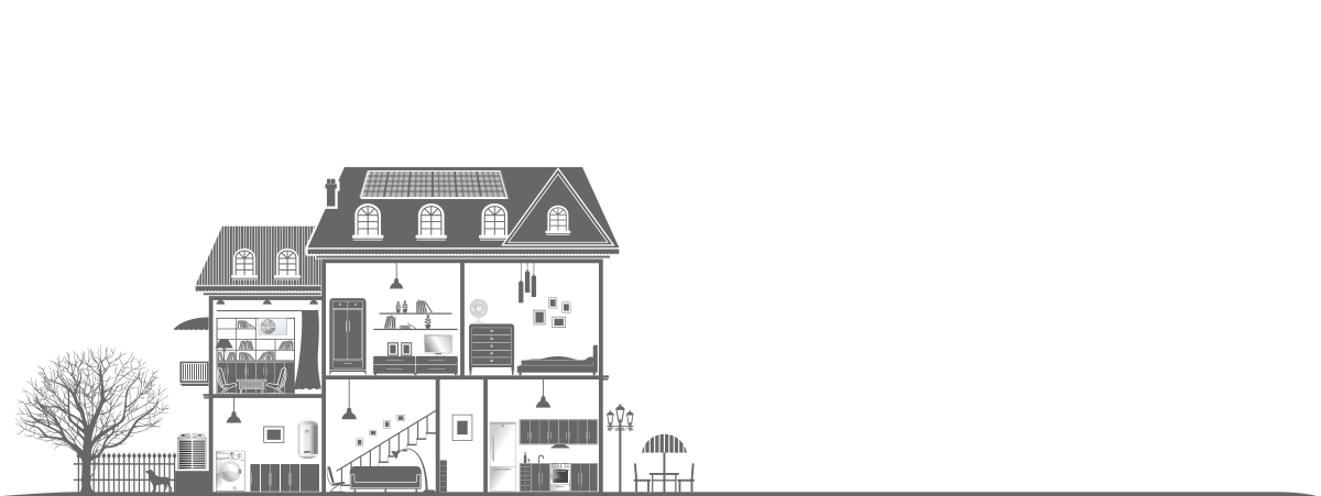 Homepage residential illustration